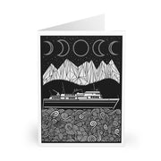 Ferry Eclipse Greeting Card (5 Pack)
